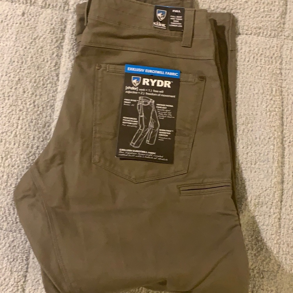 Kuhl Rydr work hike Pants NWT